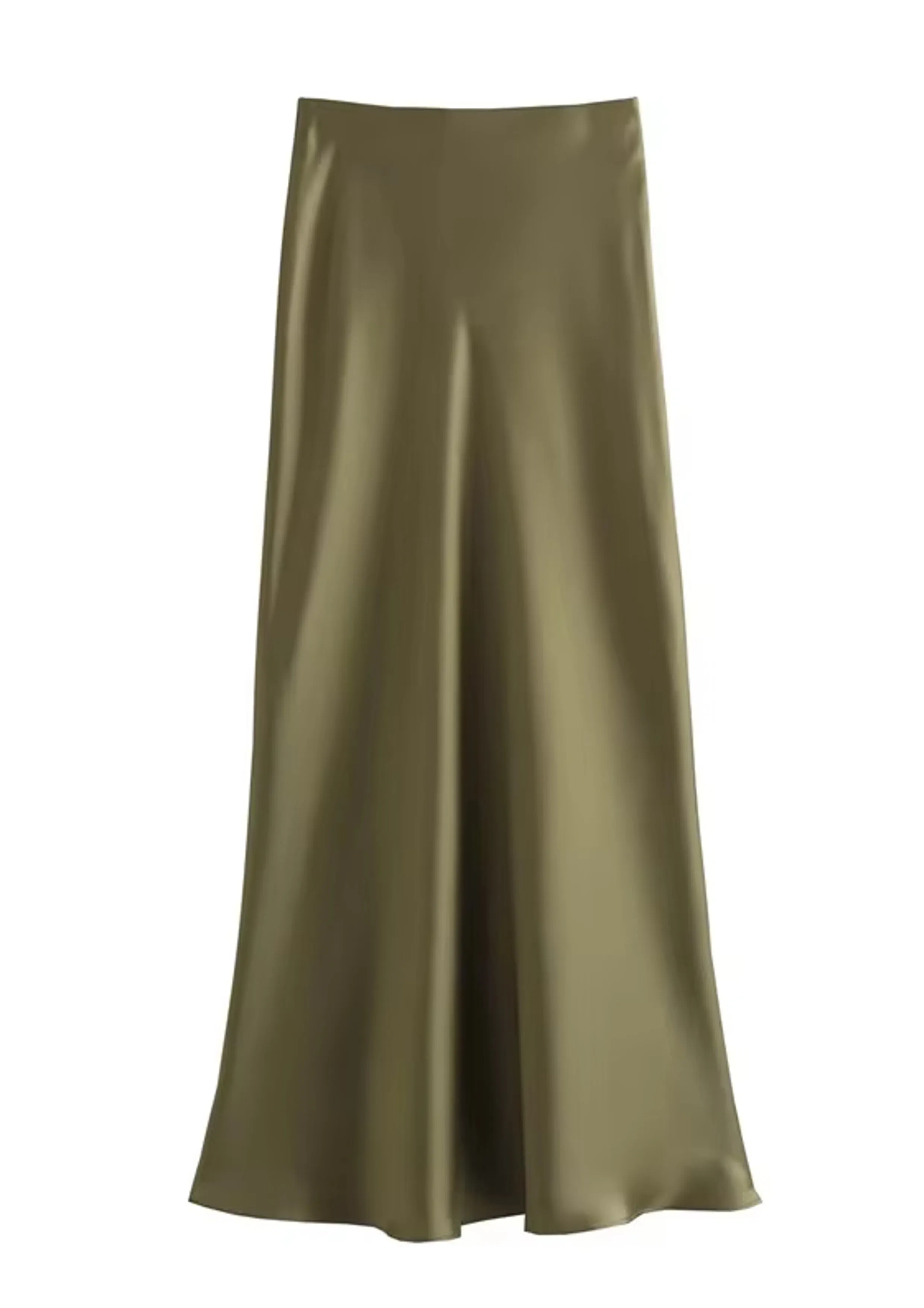Satin Skirt Women High Waist Long Skirts For Women