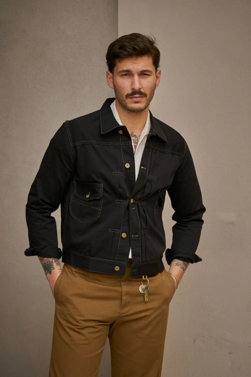 Scarti Lab Type 2 Jacket 703-SG506 Black Stone Washed