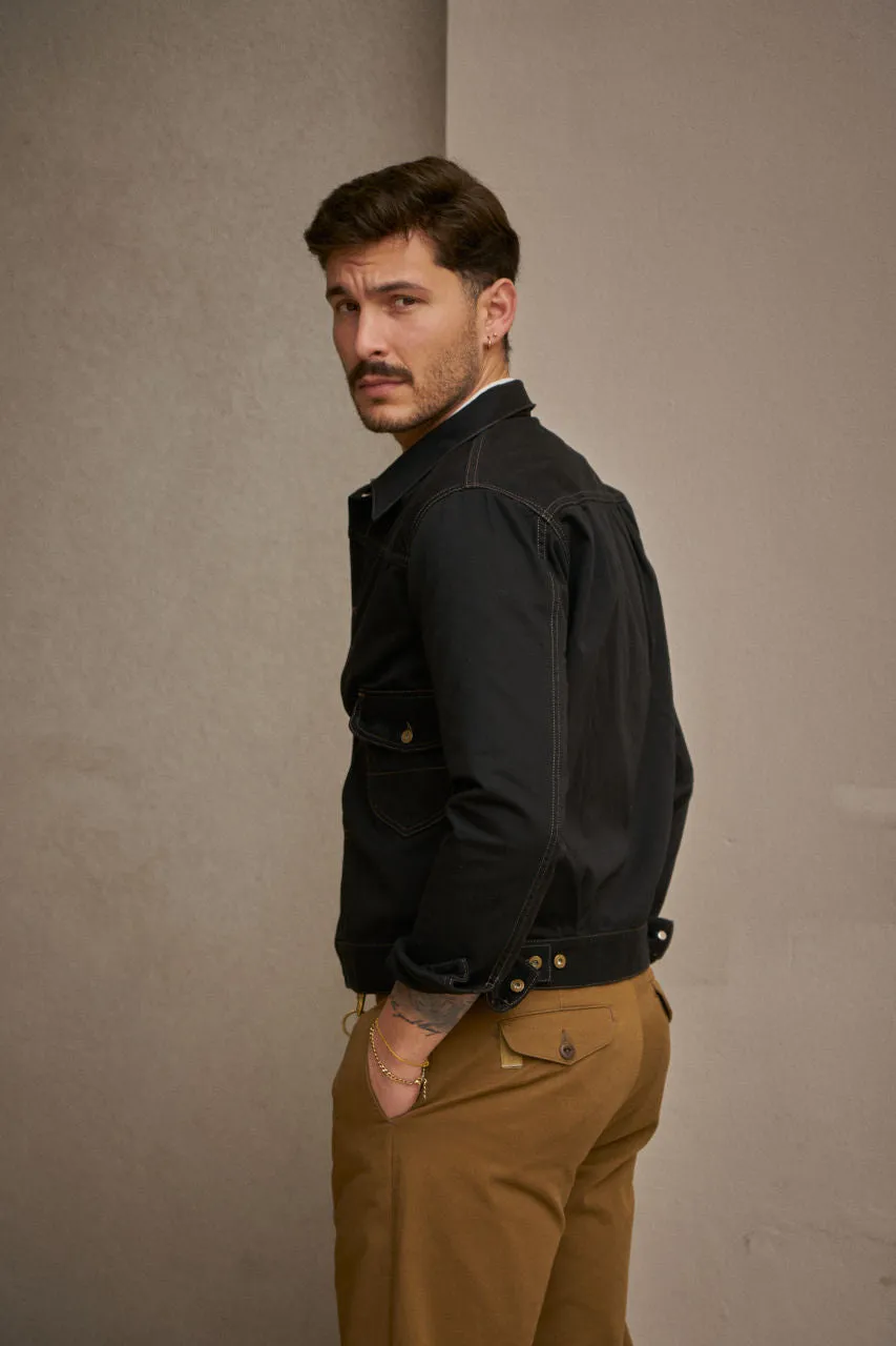 Scarti Lab Type 2 Jacket 703-SG506 Black Stone Washed