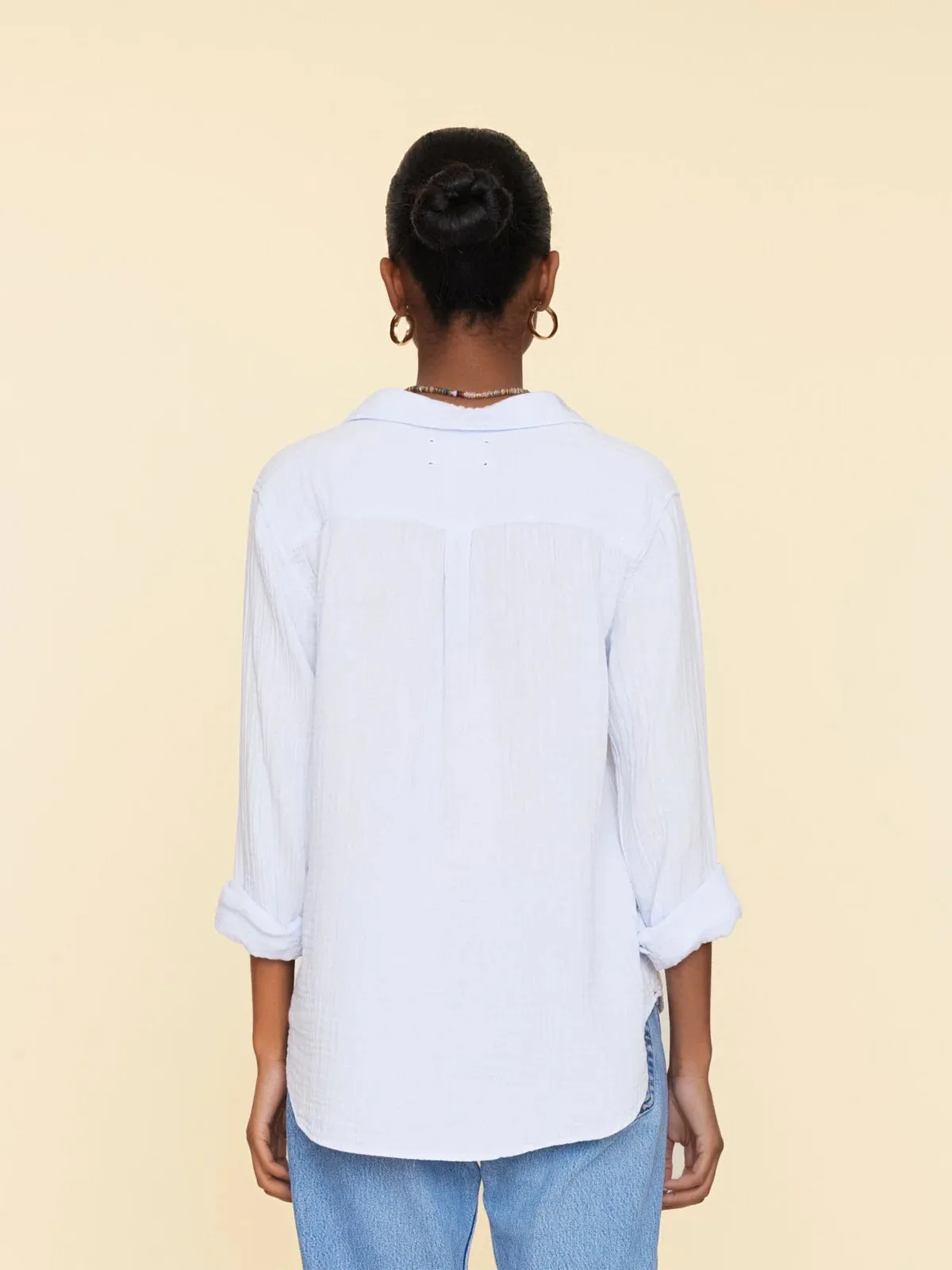 Scout Gauze Shirt - Pale Sky