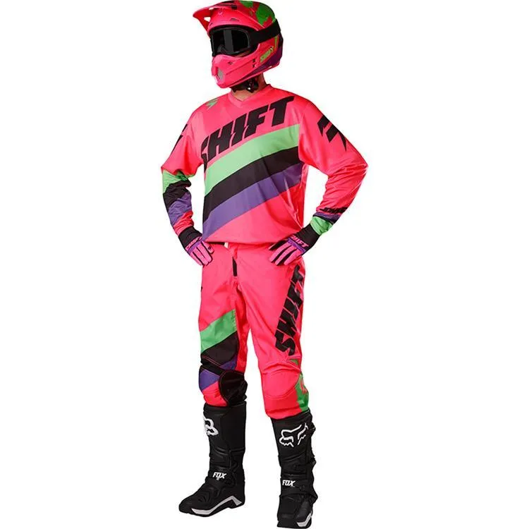 SHIFT WHIT3 TARMAC PANTS [BLACK/PINK]
