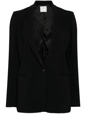 Single-breasted blazer jacket