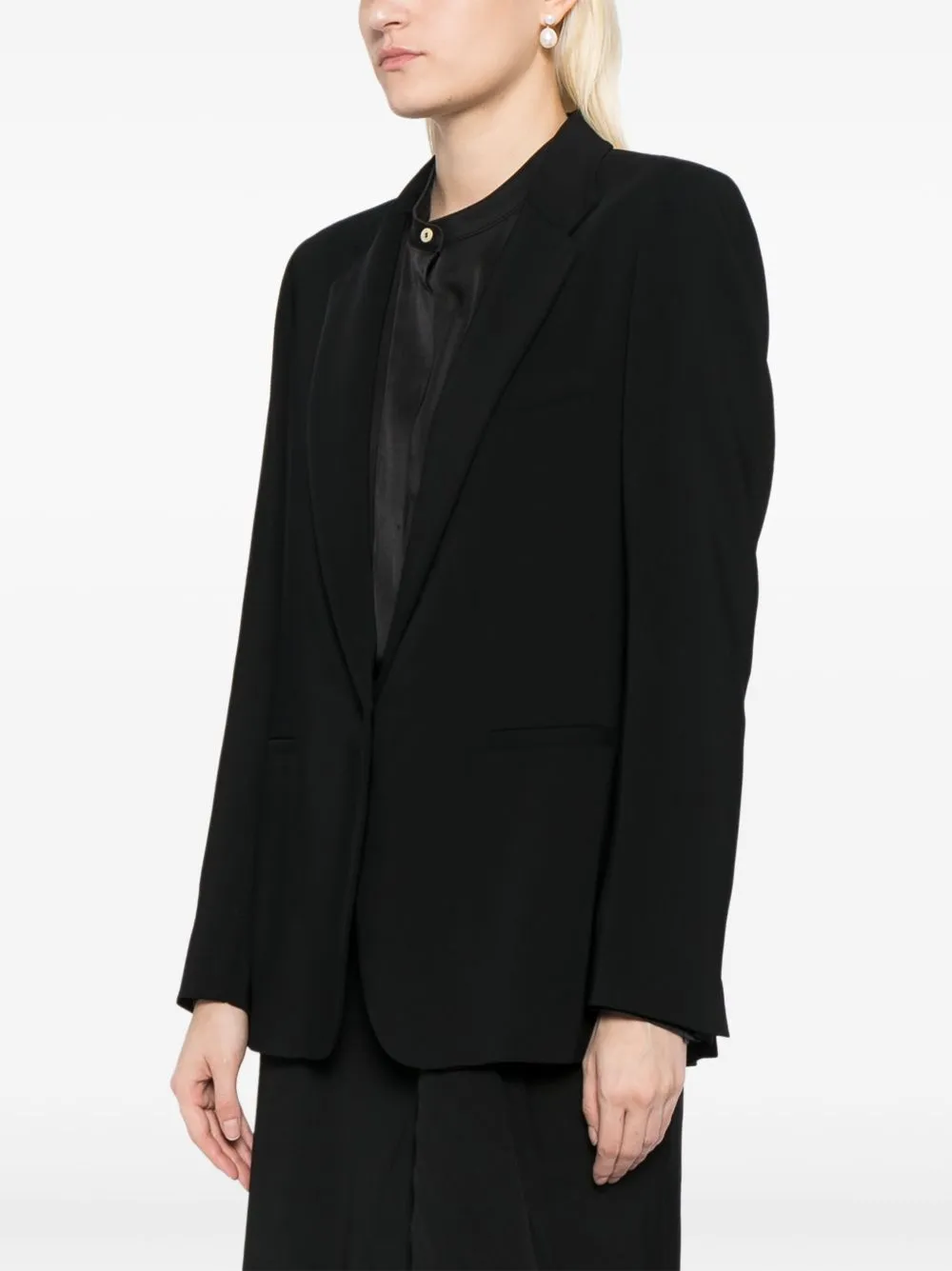 Single-breasted blazer jacket