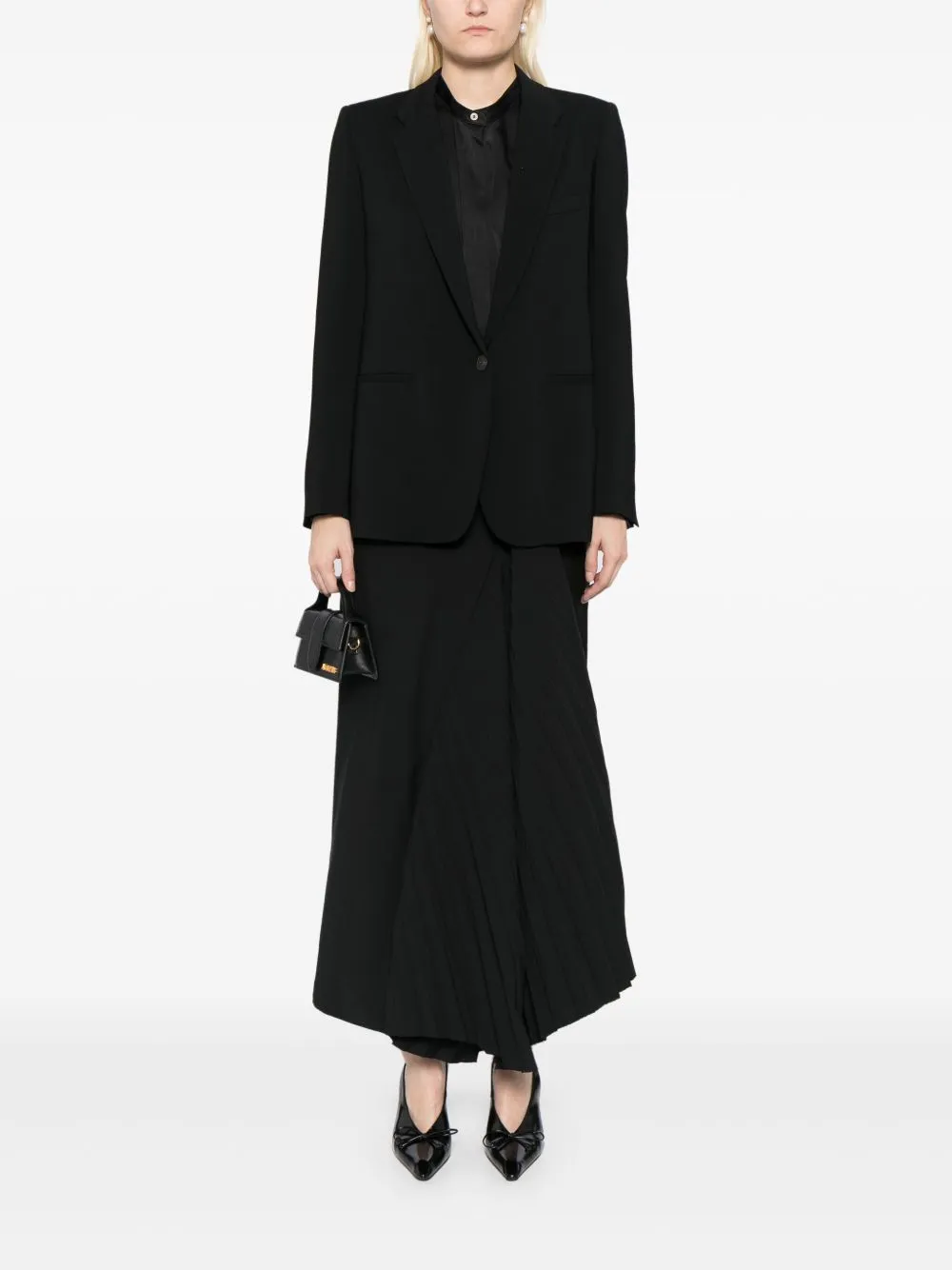 Single-breasted blazer jacket