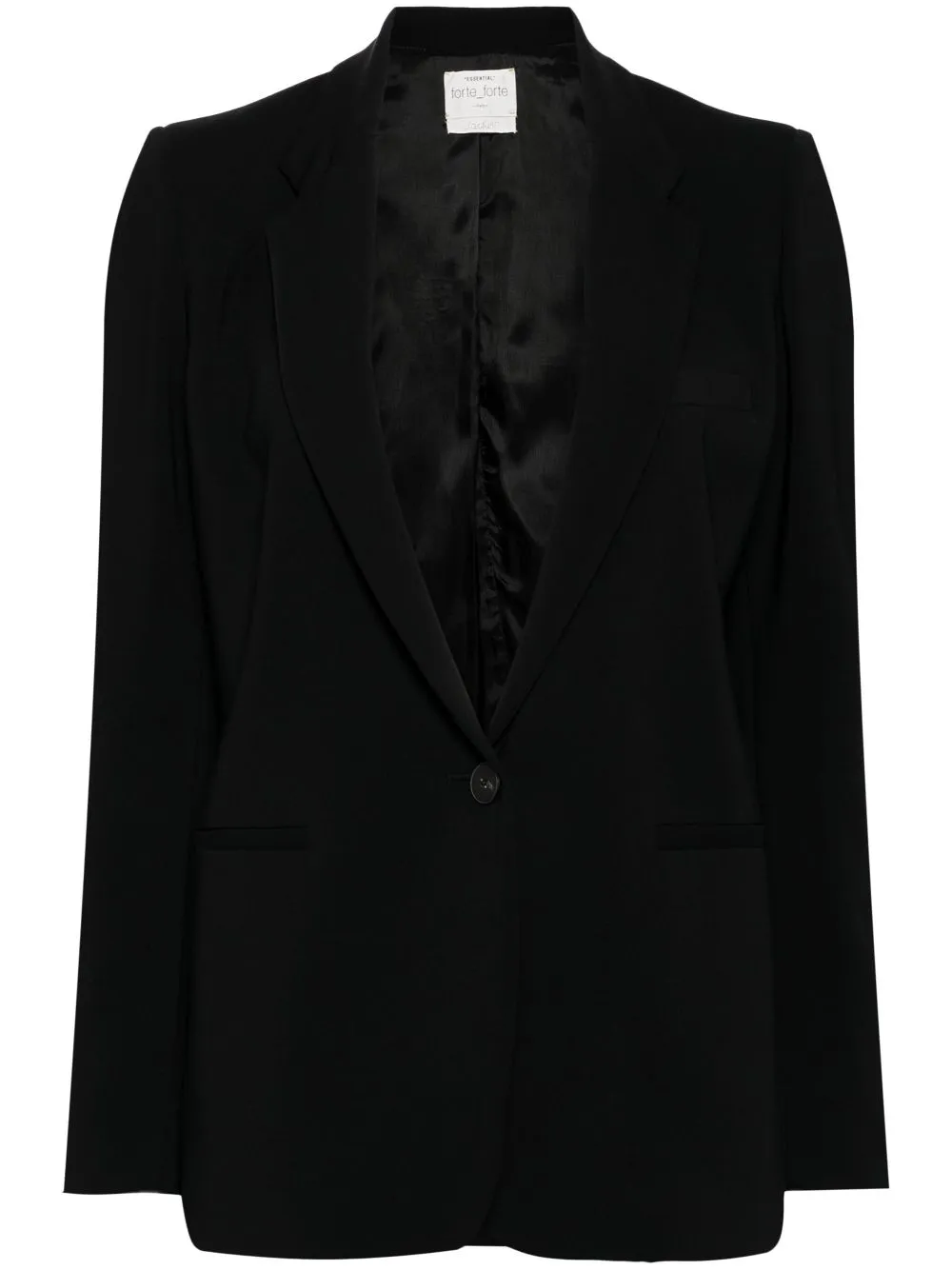 Single-breasted blazer jacket