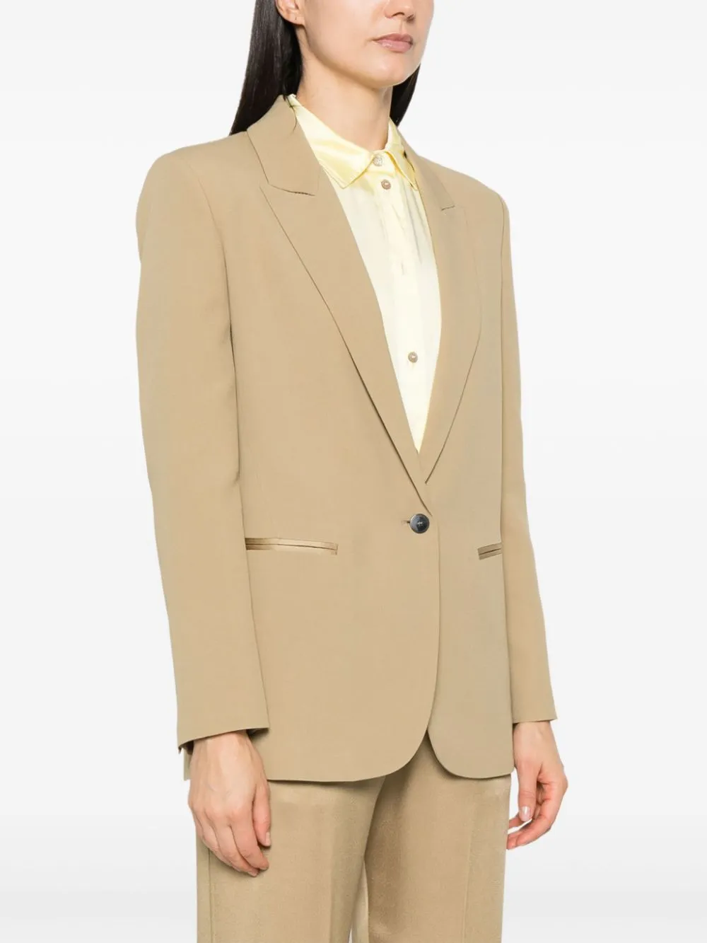 Single-breasted blazer jacket