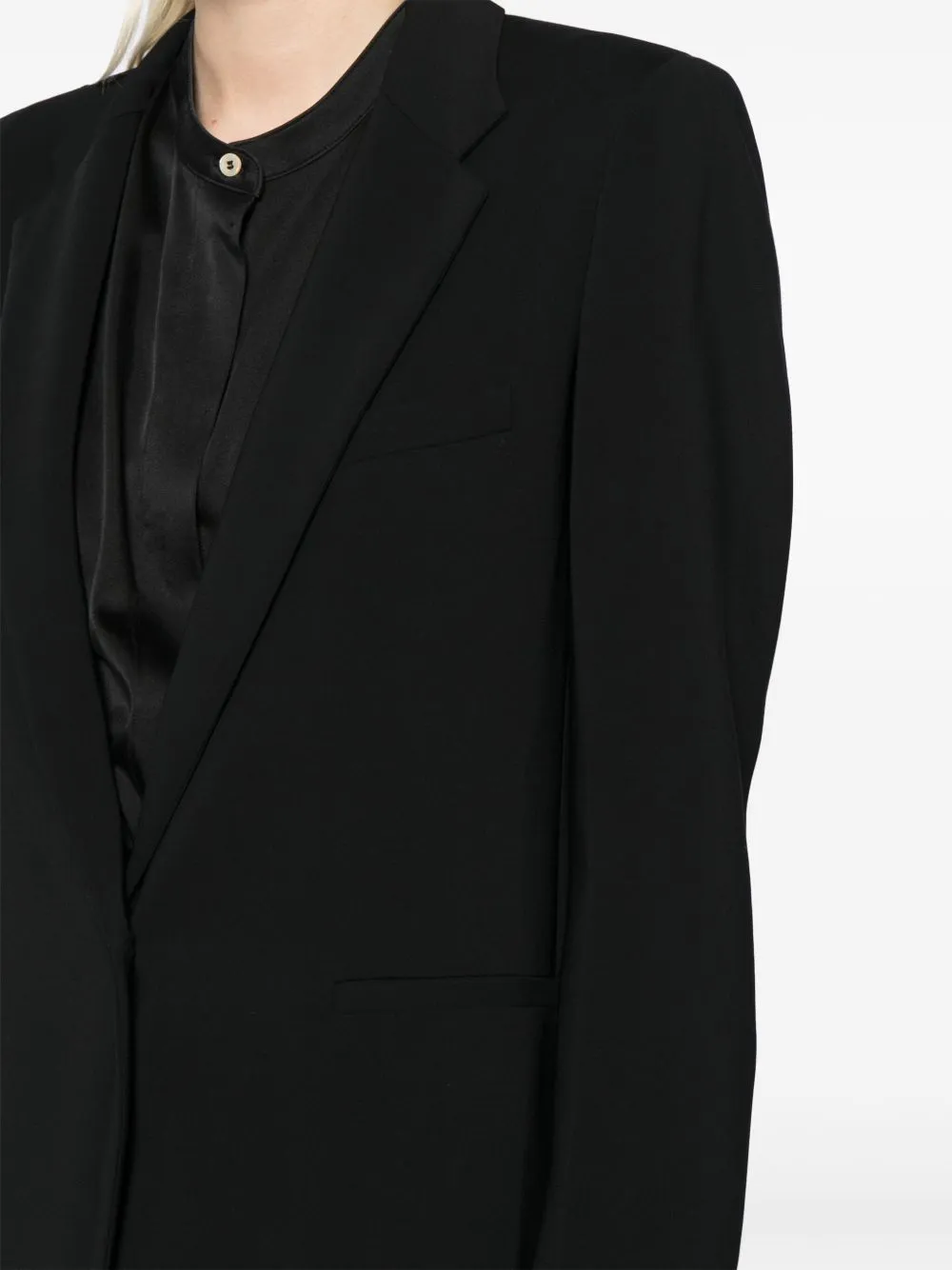 Single-breasted blazer jacket