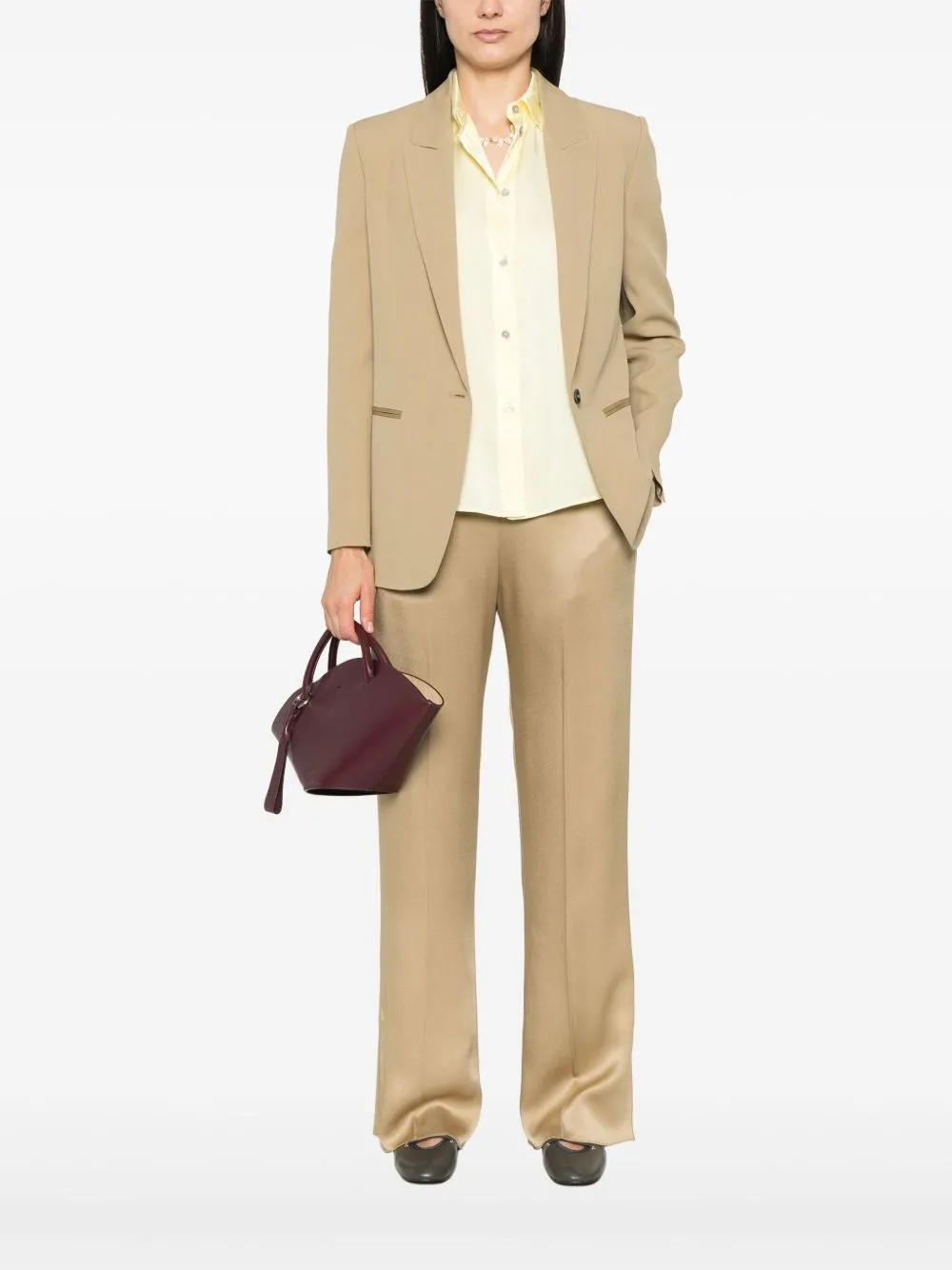 Single-breasted blazer jacket