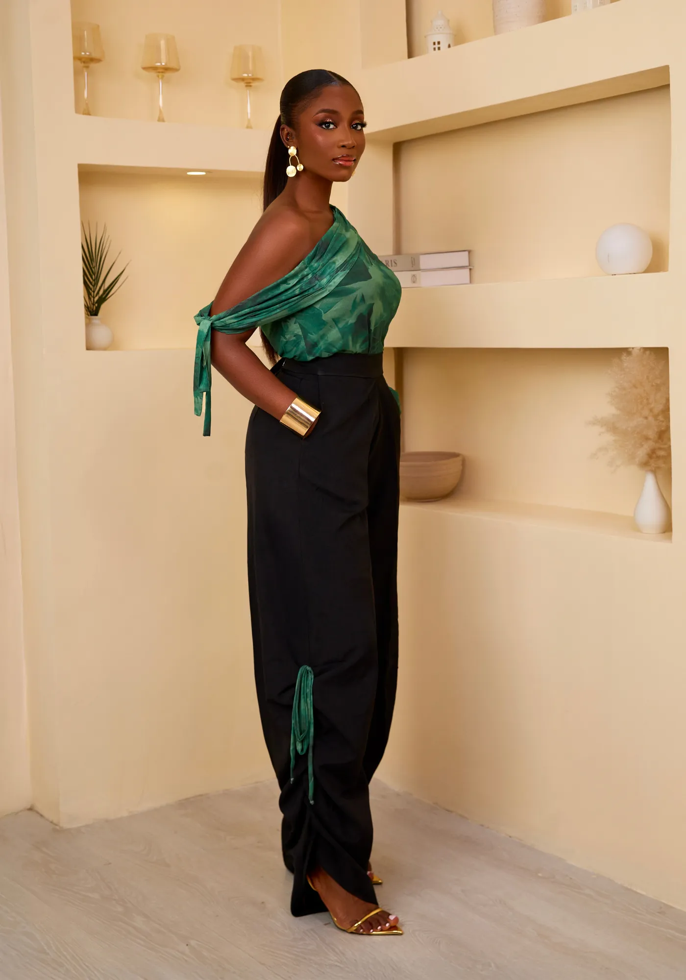 Sleek Allure Pants Set