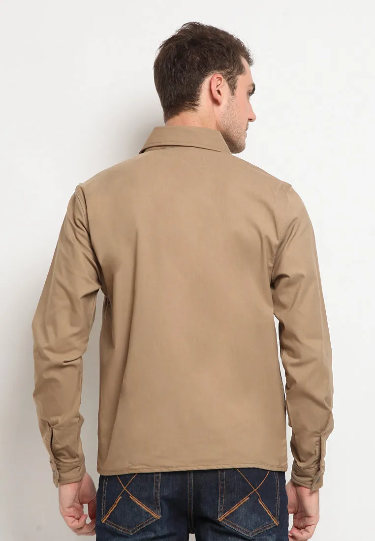 Slim Fit Knit Collar Jacket
