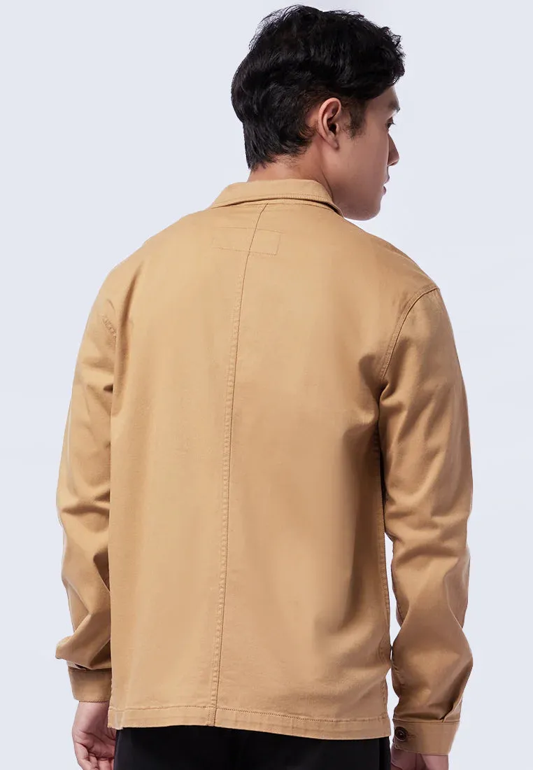 Slim Fit Shirt Jacket