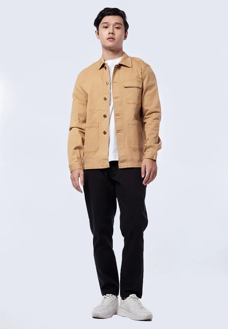 Slim Fit Shirt Jacket