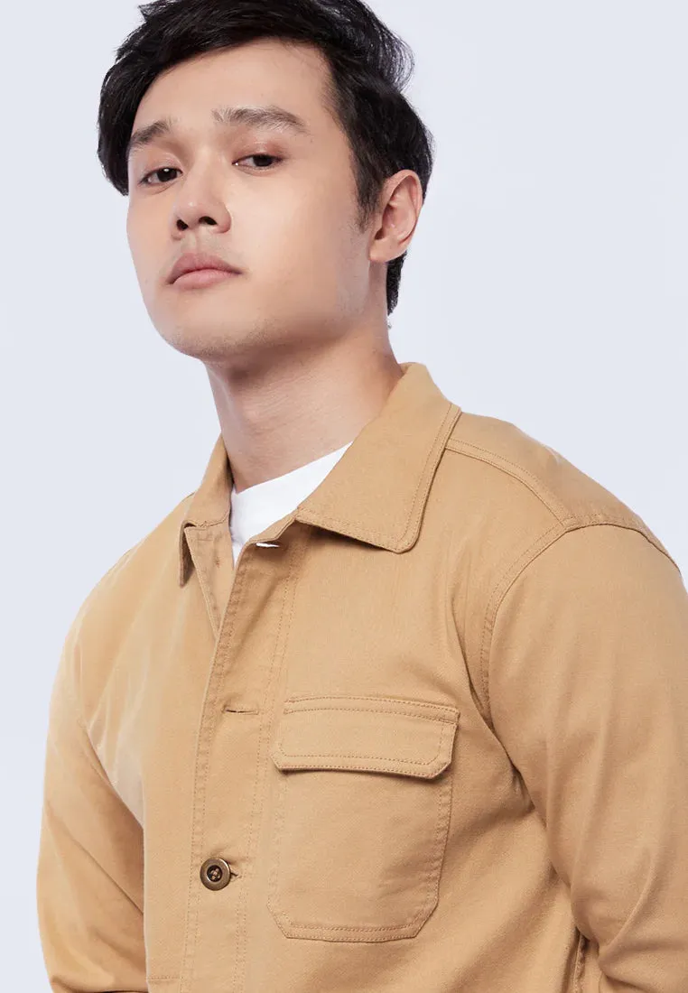 Slim Fit Shirt Jacket