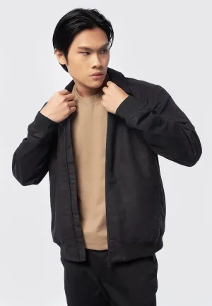 Slim Fit Suede Collar Jacket