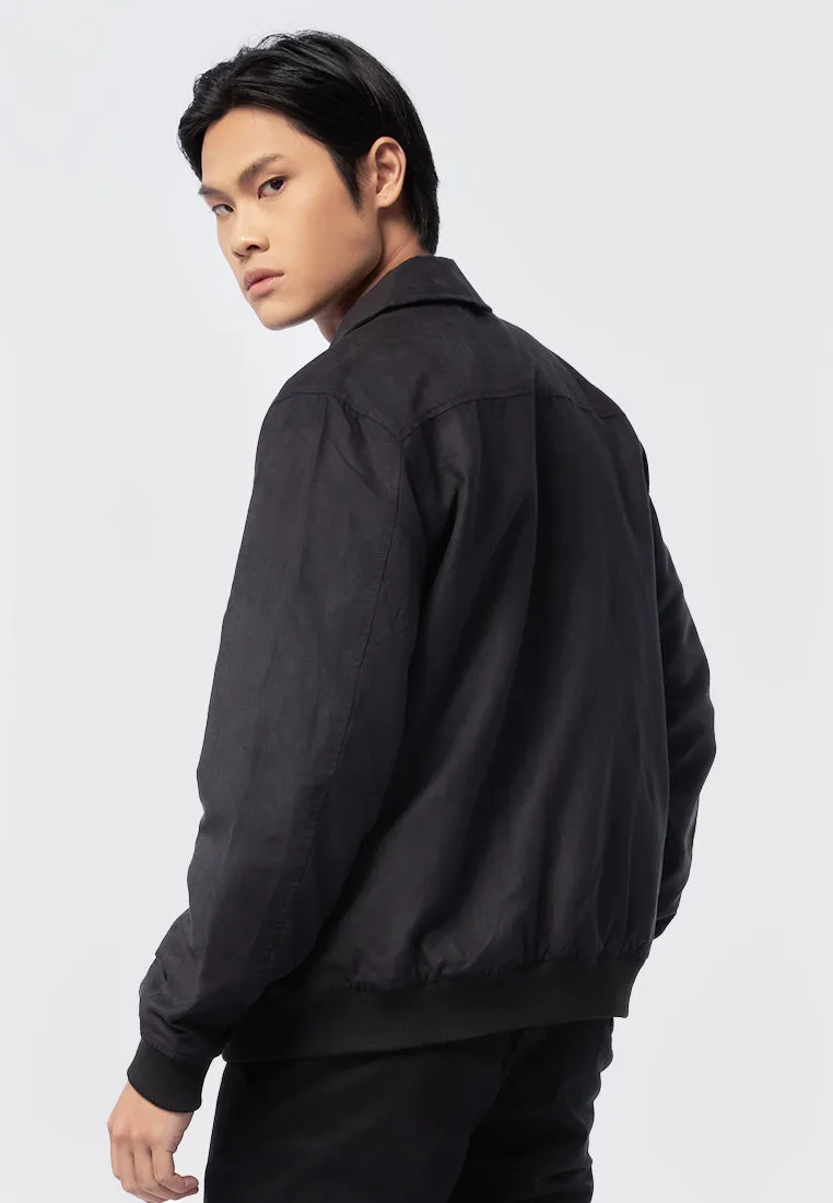 Slim Fit Suede Collar Jacket