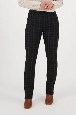 Slim leg Full Length Printed Ponti Pull On - Halifax