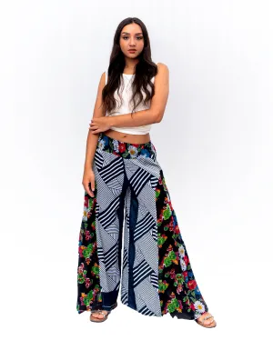 Solid Flared Pant Multicolor