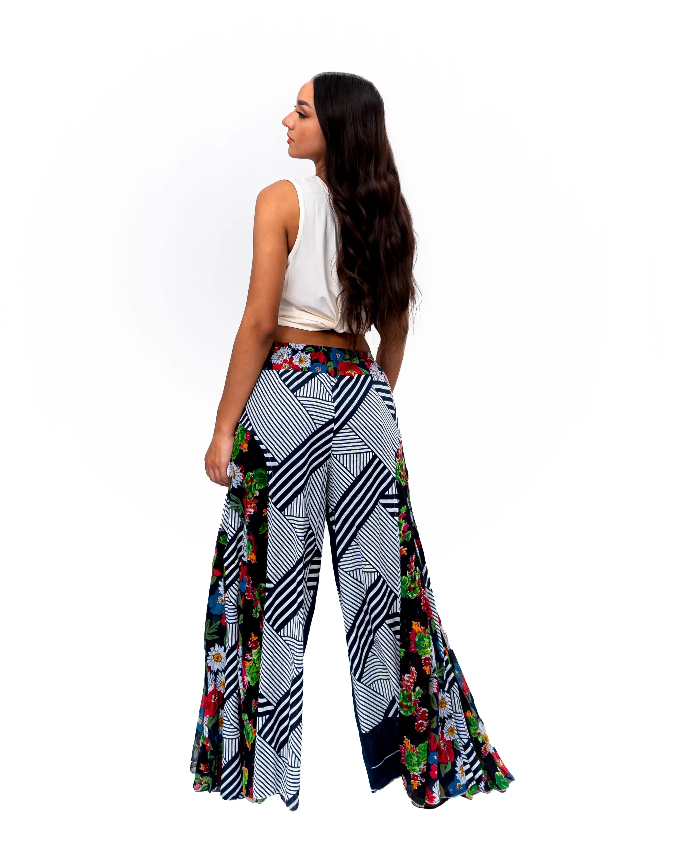 Solid Flared Pant Multicolor