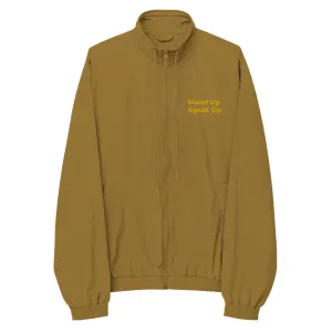 Stand Up Speak Up Recycled tracksuit jacket
