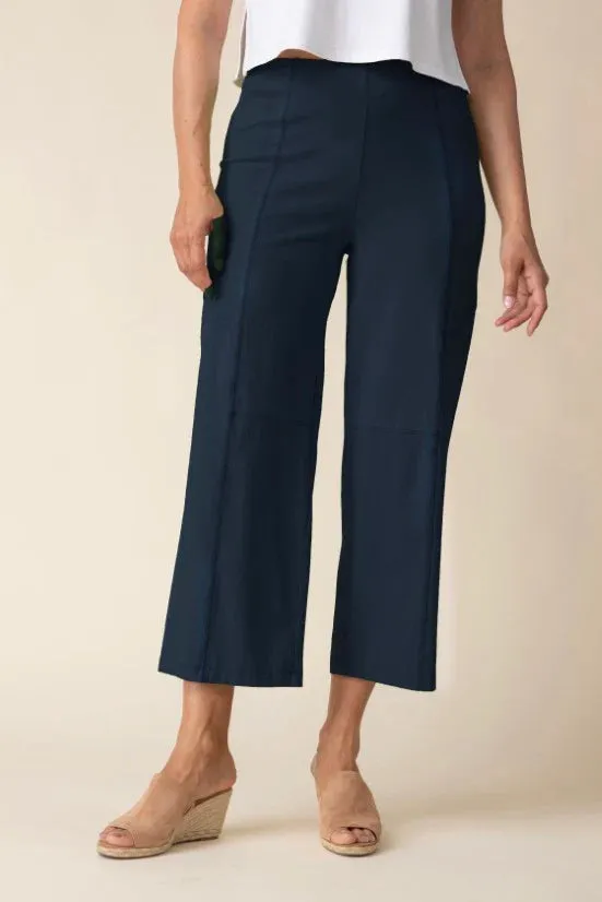 Stonewash Cotton Knits Flood Pant