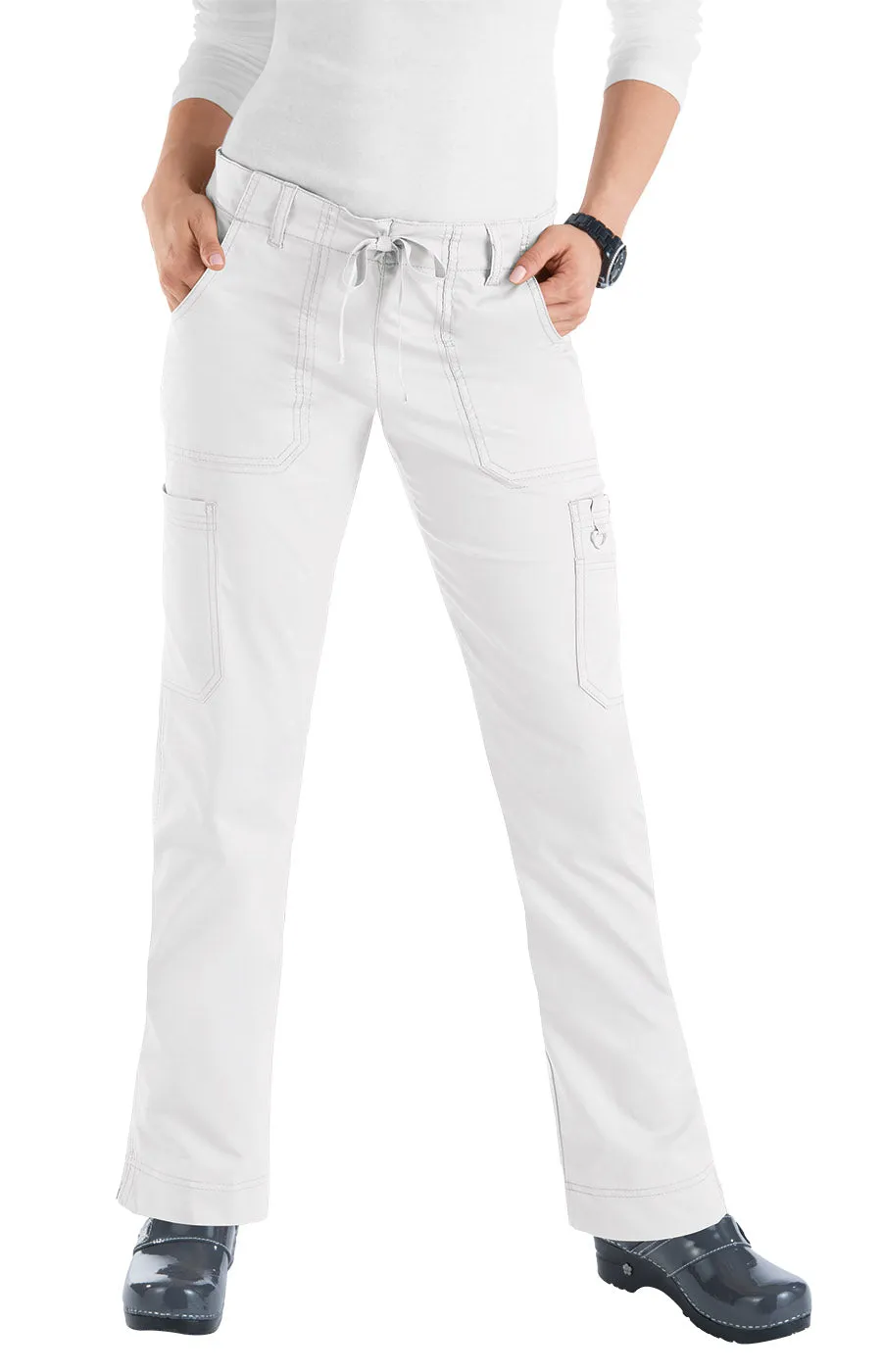 Stretch 710  Lindsey Pants White