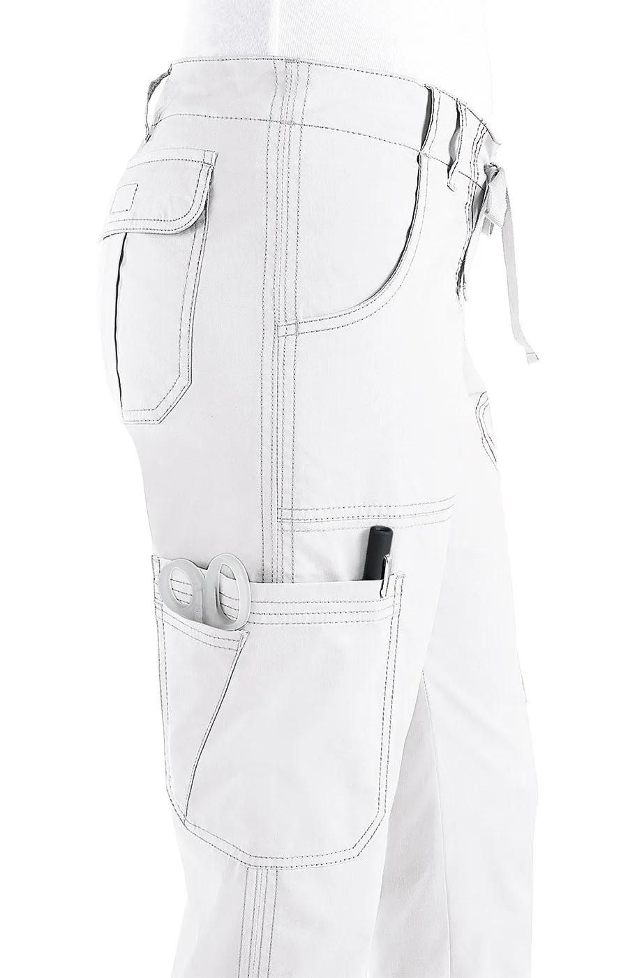 Stretch 710  Lindsey Pants White
