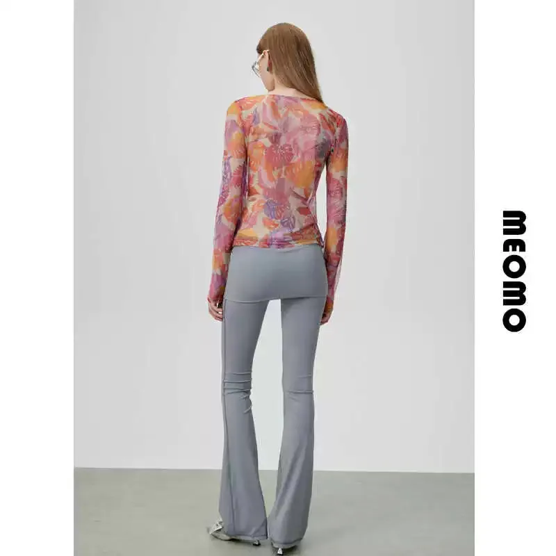 Stretch Flared Pants