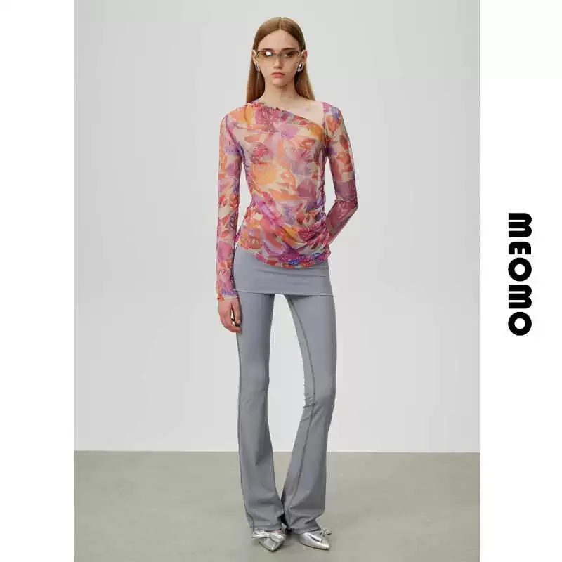 Stretch Flared Pants