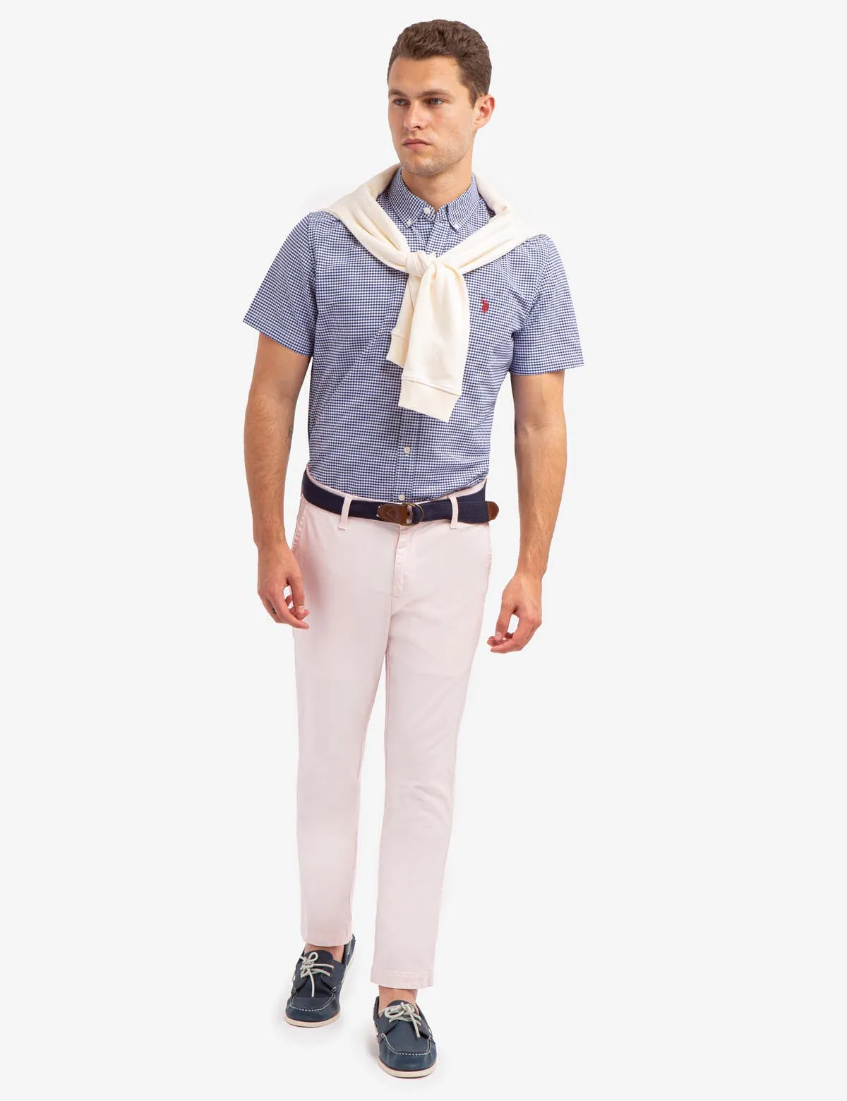 STRETCH SLIM CHINO PANTS
