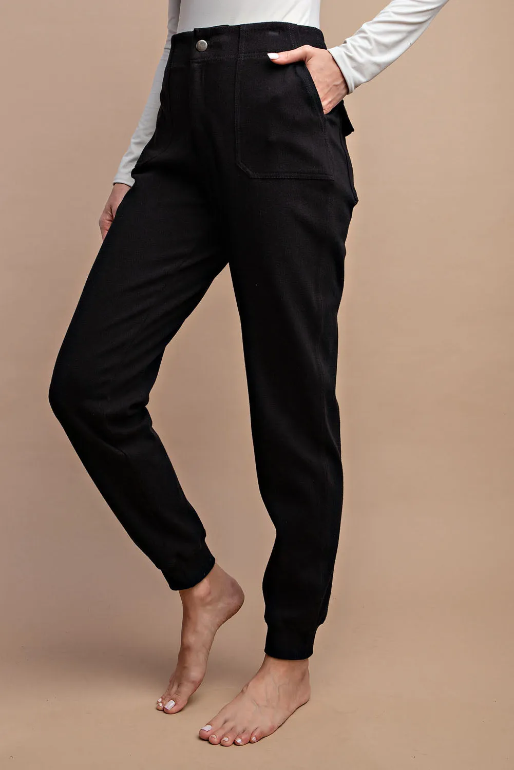 Stretch Twill Joggers
