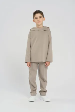 Stretch Waist Jersey Trousers