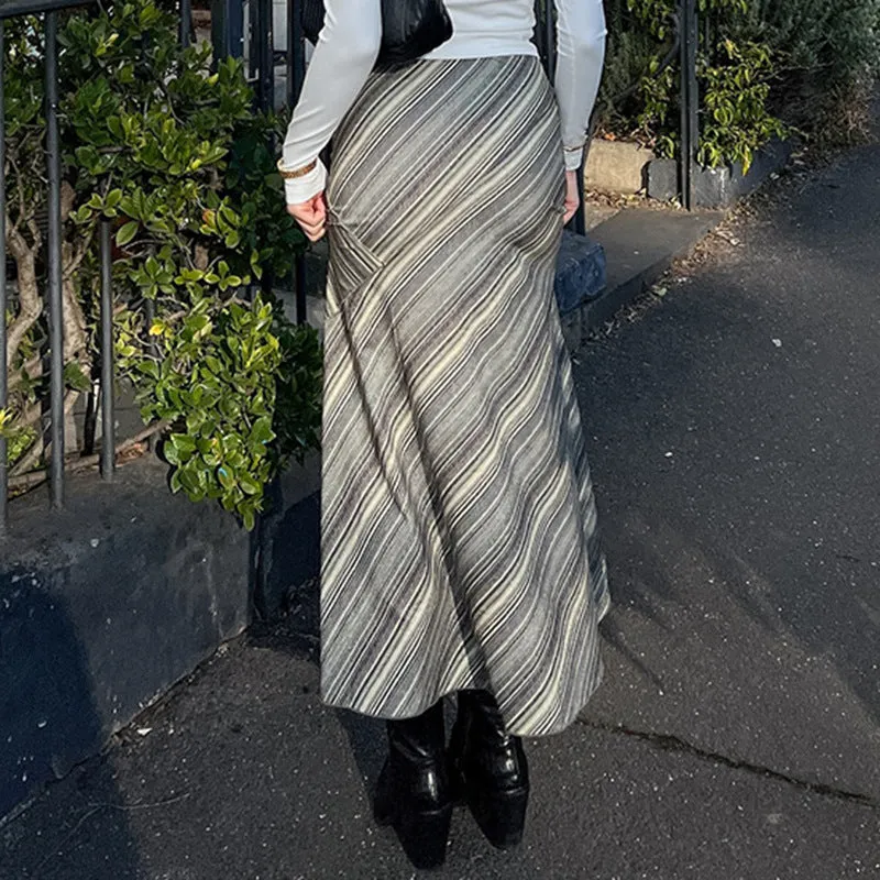Striped Retro Skirt