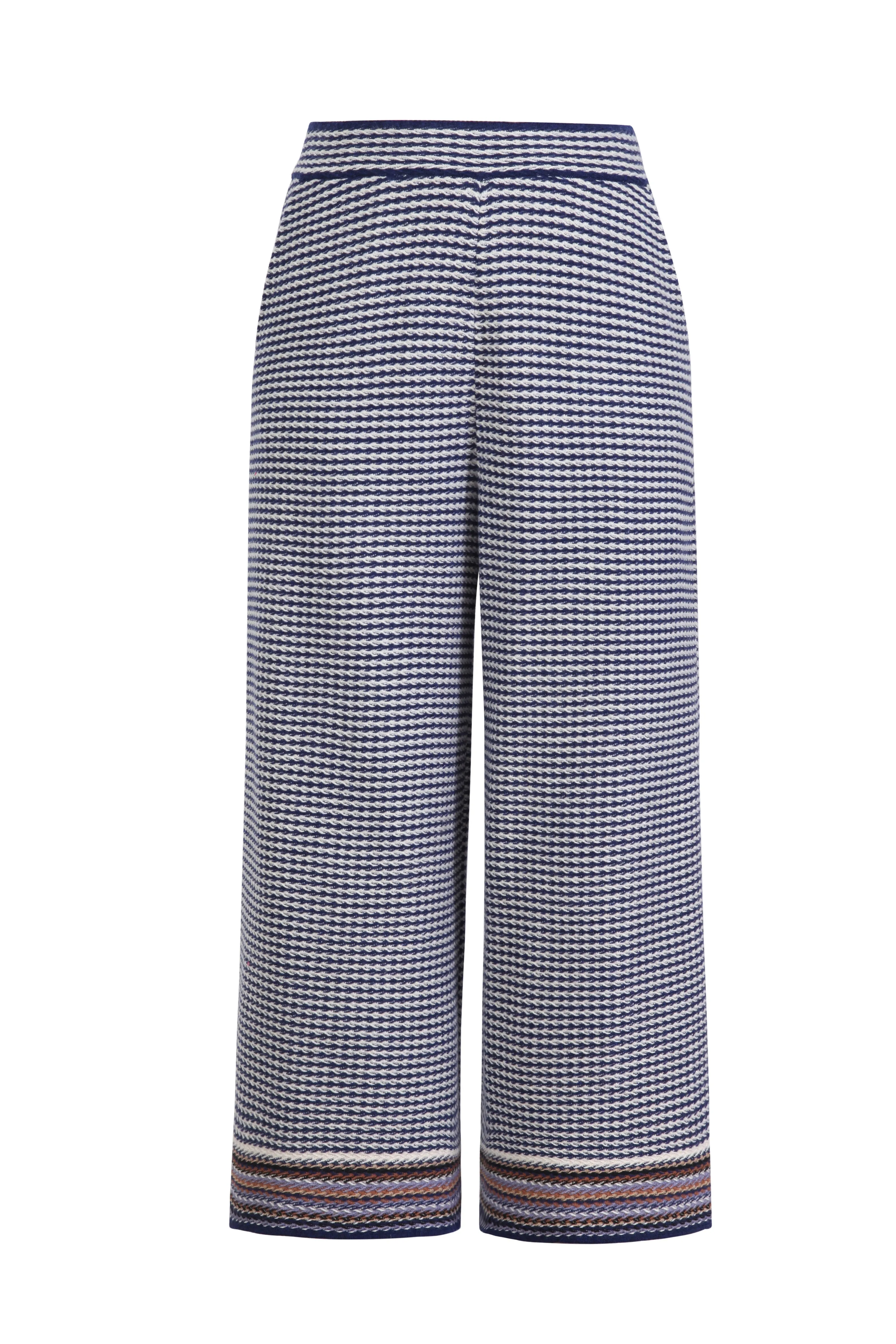 Structured Pants - Stone Blue