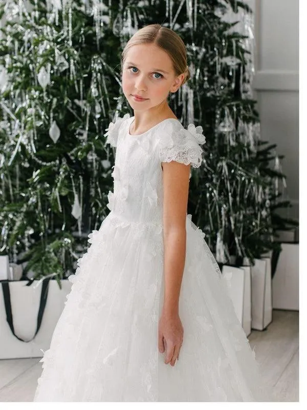 Teter Warm GS62 Sienna - Girl's Communion Dress Off White
