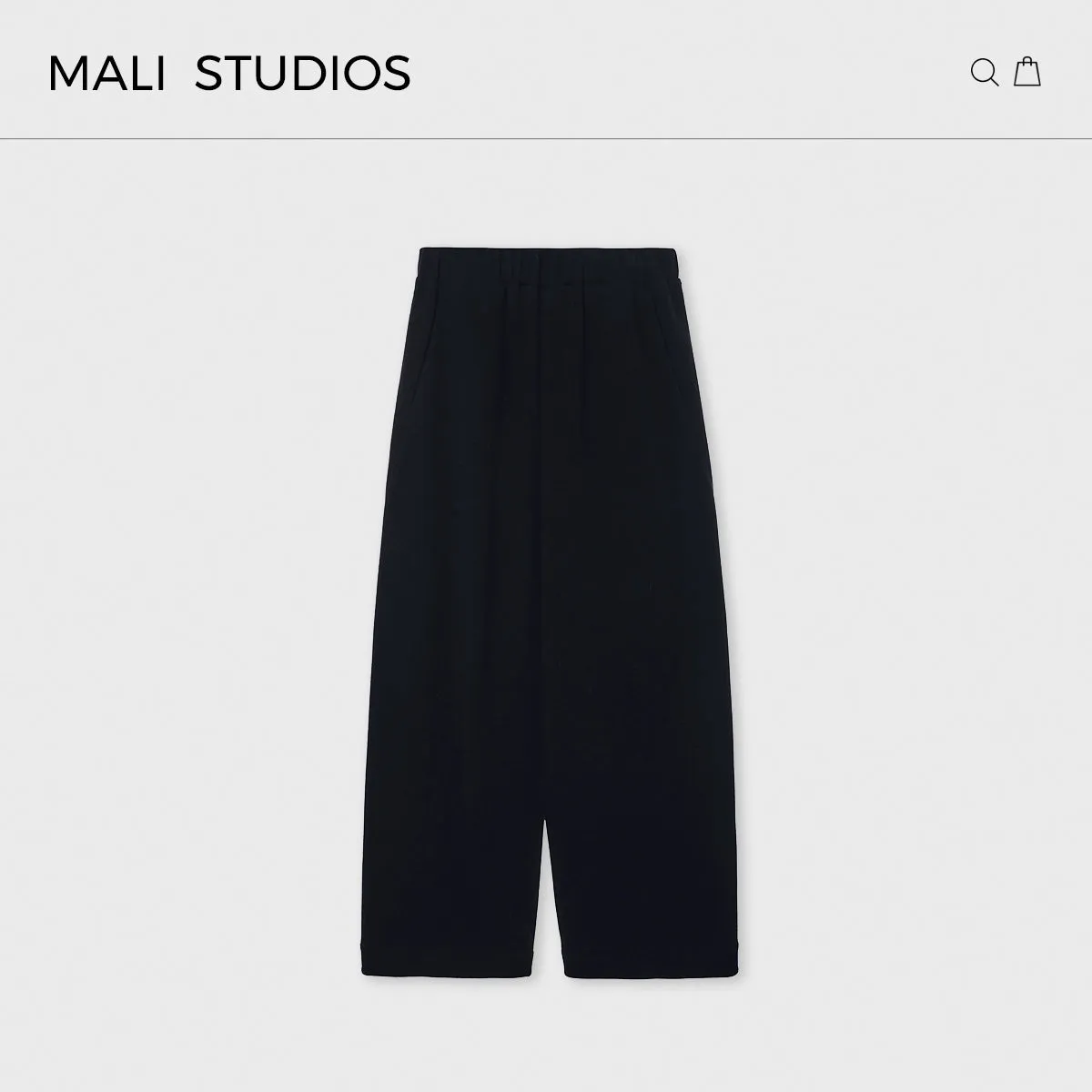 Three-Dimensional Tailored Skirt Pants