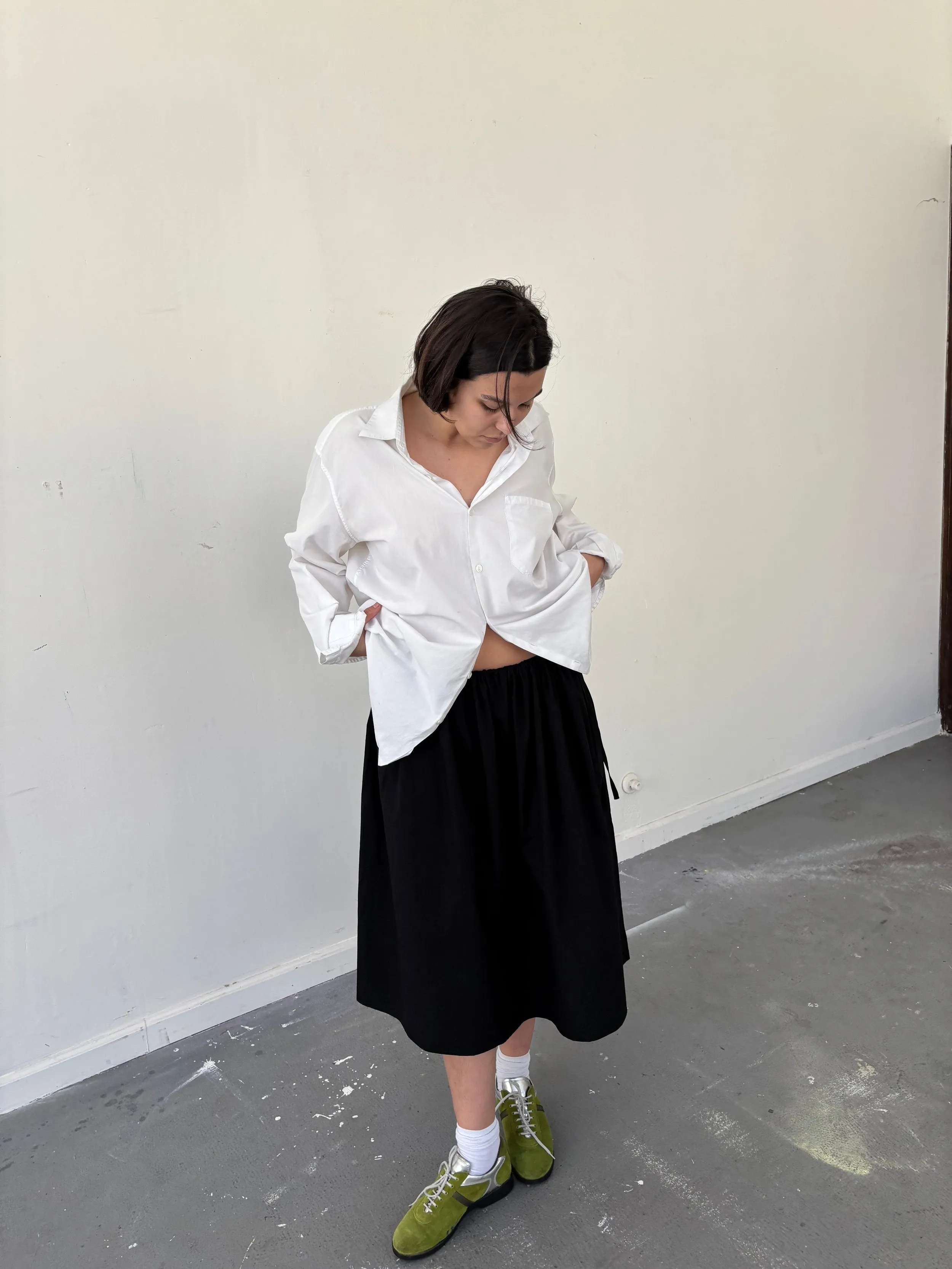 Tie Skirt - Black