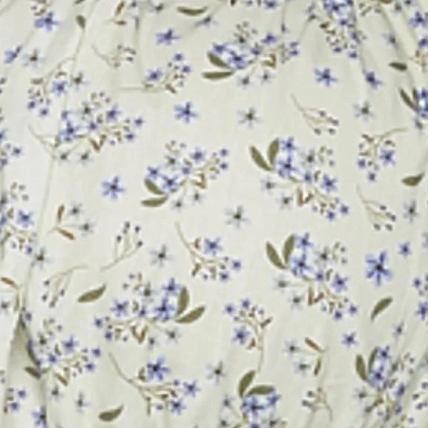 Tierra Floral Print Peplum Top