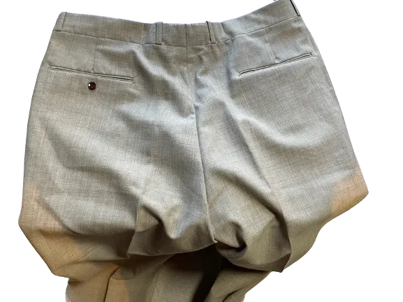 Tip Top Beige Wool Blend Dress Pants