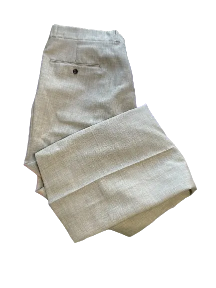 Tip Top Beige Wool Blend Dress Pants