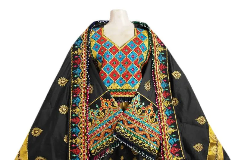 Traditional Afghan Wedding Dress Gypsy Bridal Fusion Clothes