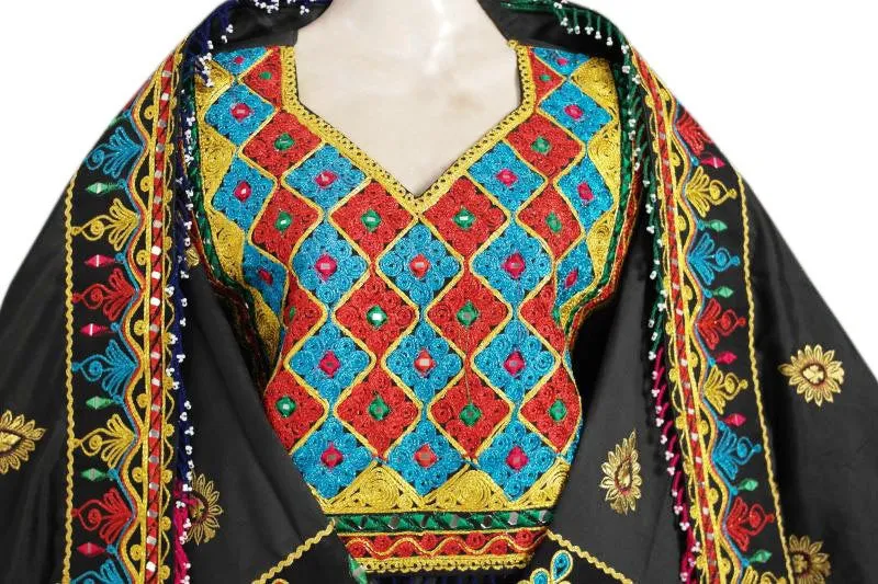 Traditional Afghan Wedding Dress Gypsy Bridal Fusion Clothes