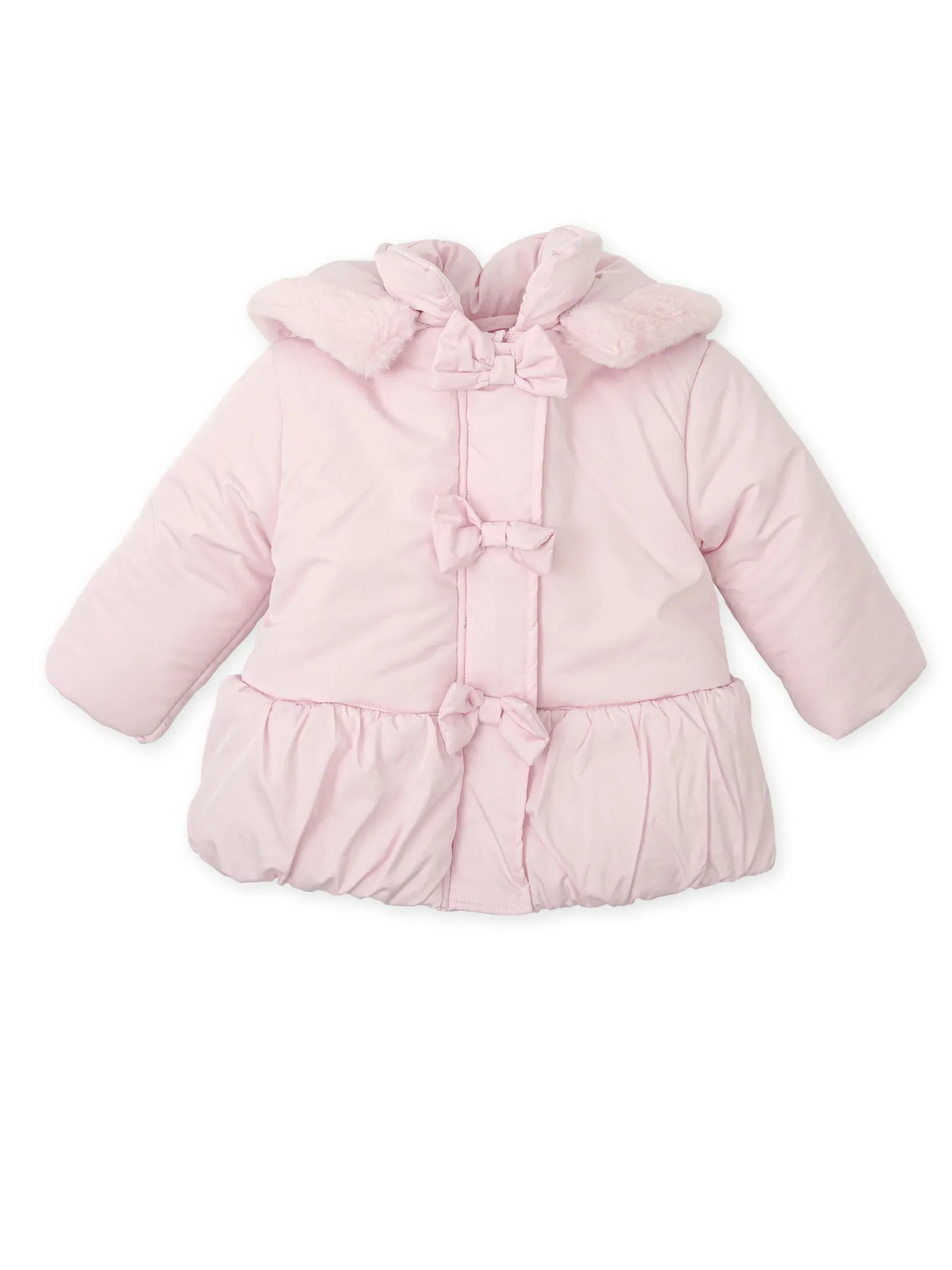 Tutto Piccolo Toddler Girl Pink Bows Jacket