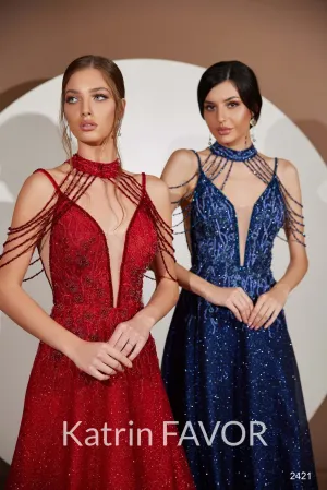 Unique formal dresses Burgundy gown Navy blue gown