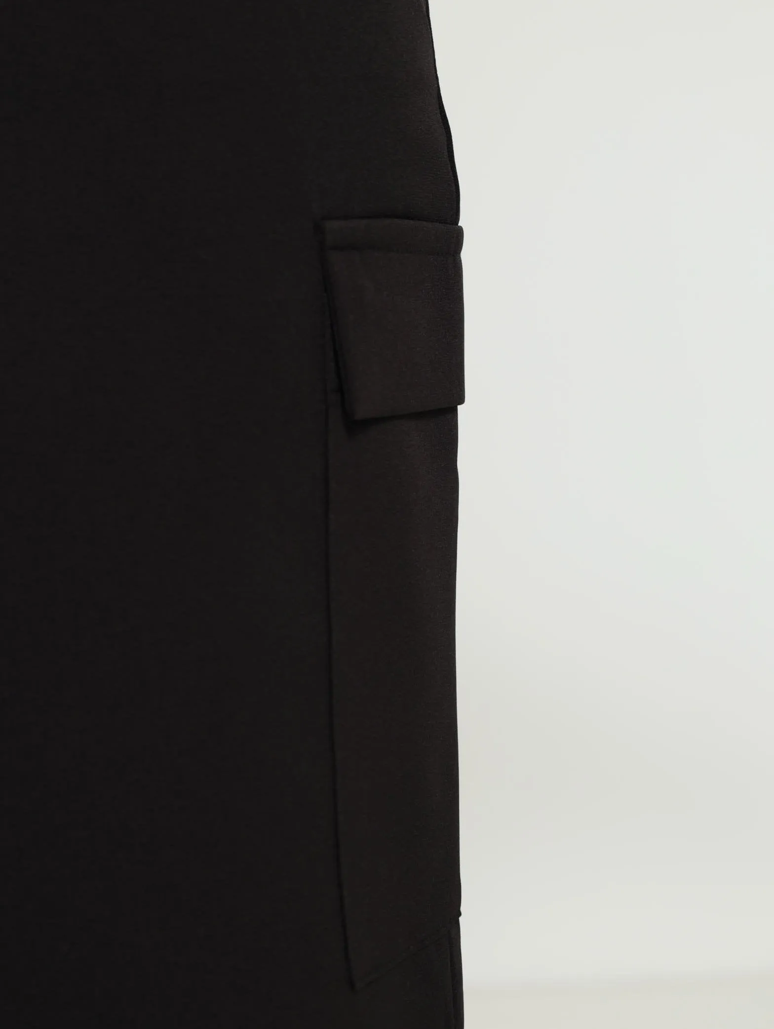Utility Midi Skirt - Black