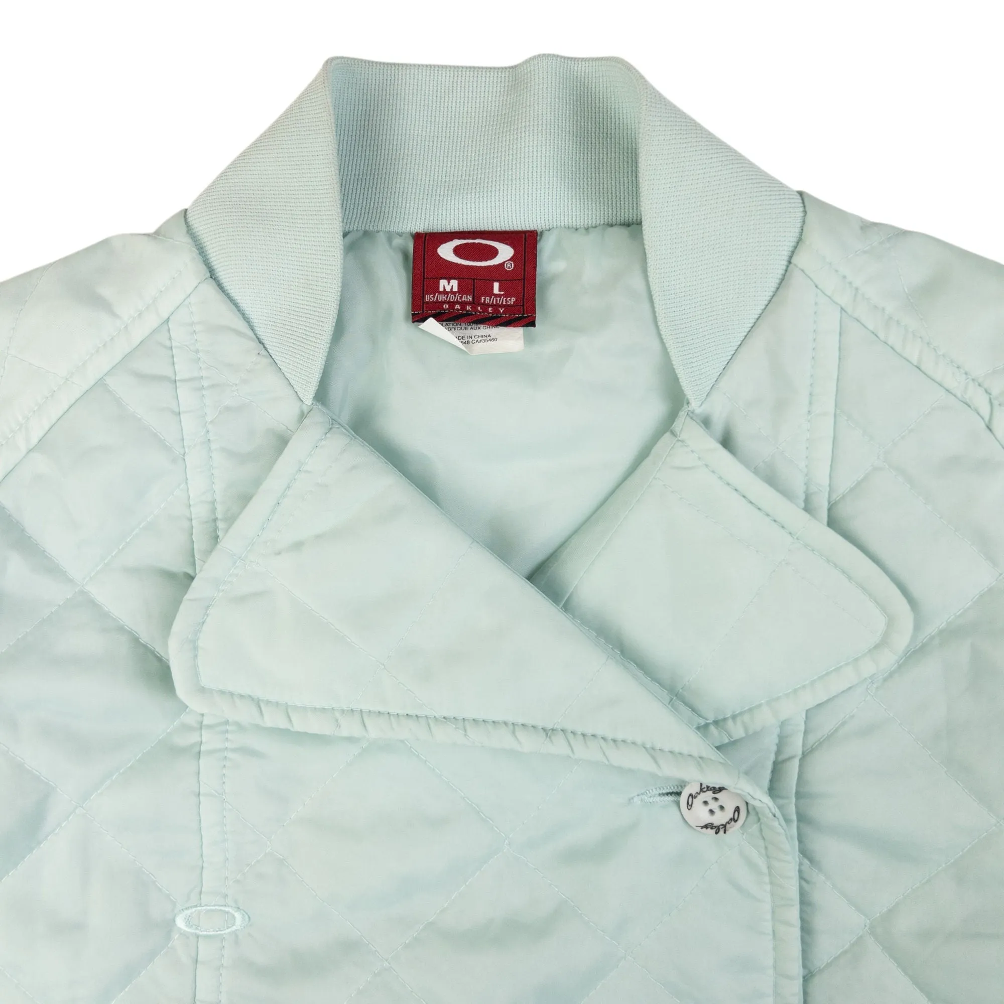 Vintage Oakley Quilted Button Up Jacket Women's Size M