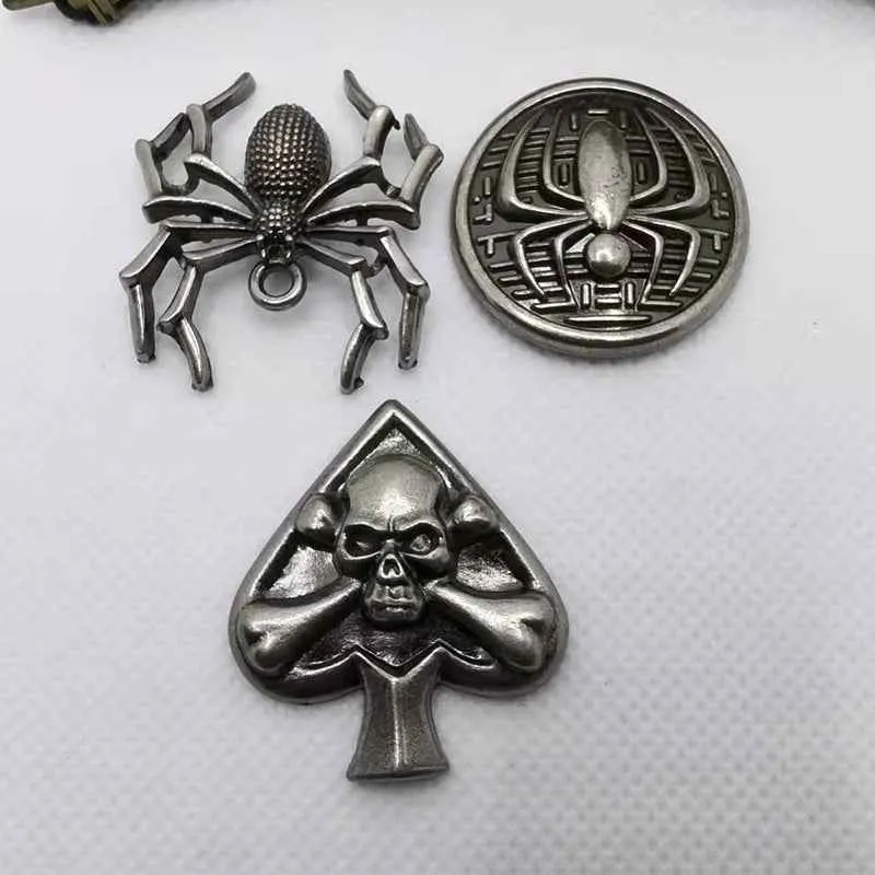 Vintage Silver Punk Spider Claw Rivets Stud Button 18 Pack(3 Styles)