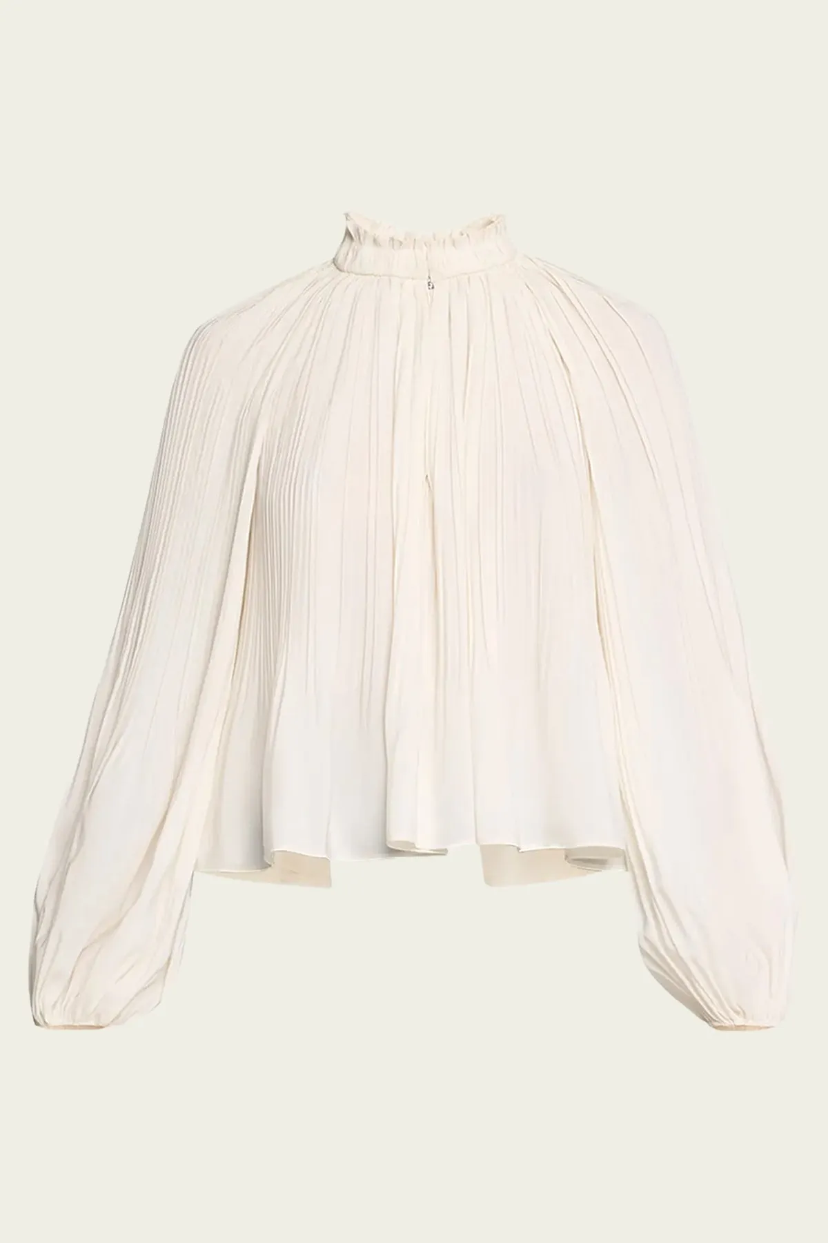 Walker Pleated Top in Ivory