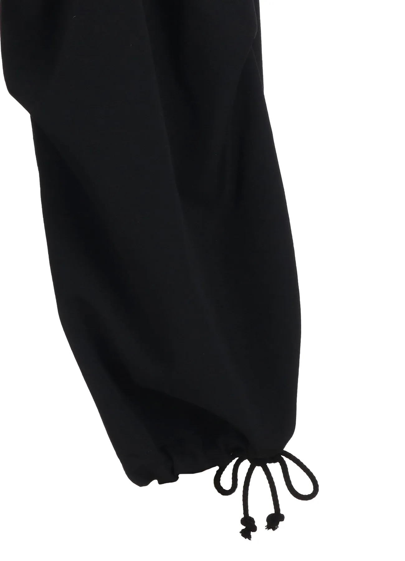 WASHER WOOL GABARDINE KNEE TUCK MILITARY PANTS