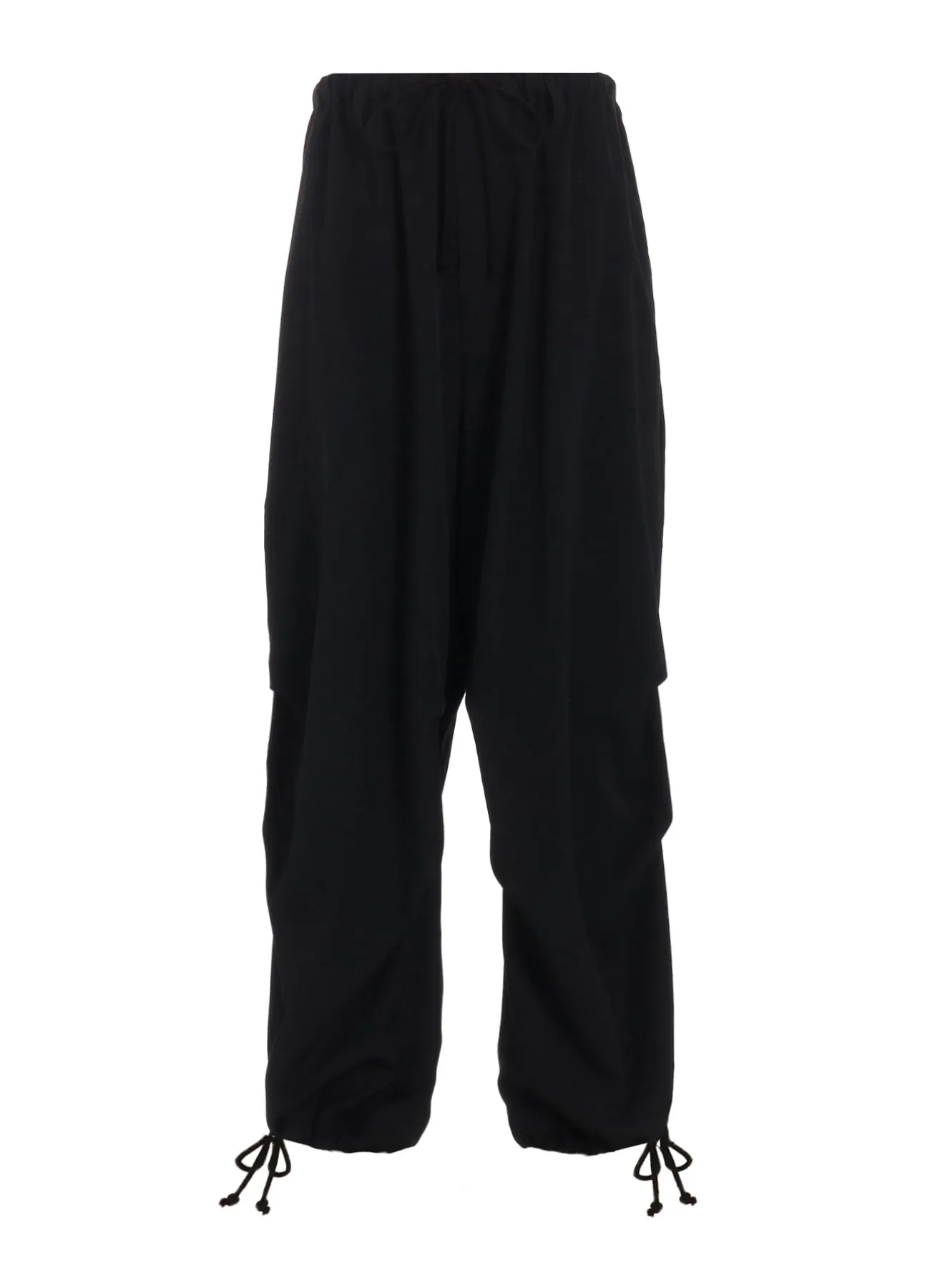 WASHER WOOL GABARDINE KNEE TUCK MILITARY PANTS