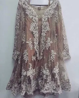 Wedding party dress with pure dabka nagh and sequance work  Model#P 139